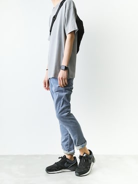 「MAIN ATTRACTION（メインアトラクション）のアイテム」を使った、MA_MMさん（メンズ・173cm）の春コーディネート