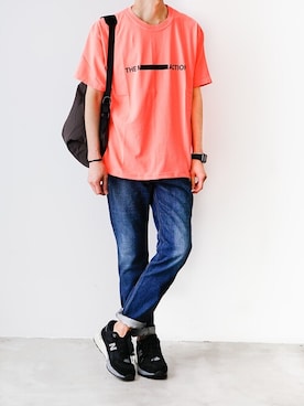 「MAIN ATTRACTION（メインアトラクション）のアイテム」を使った、MA_MMさん（メンズ・173cm）の春コーディネート