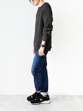 「MAIN ATTRACTION（メインアトラクション）のアイテム」を使った、MA_MMさん（メンズ・173cm）の春コーディネート