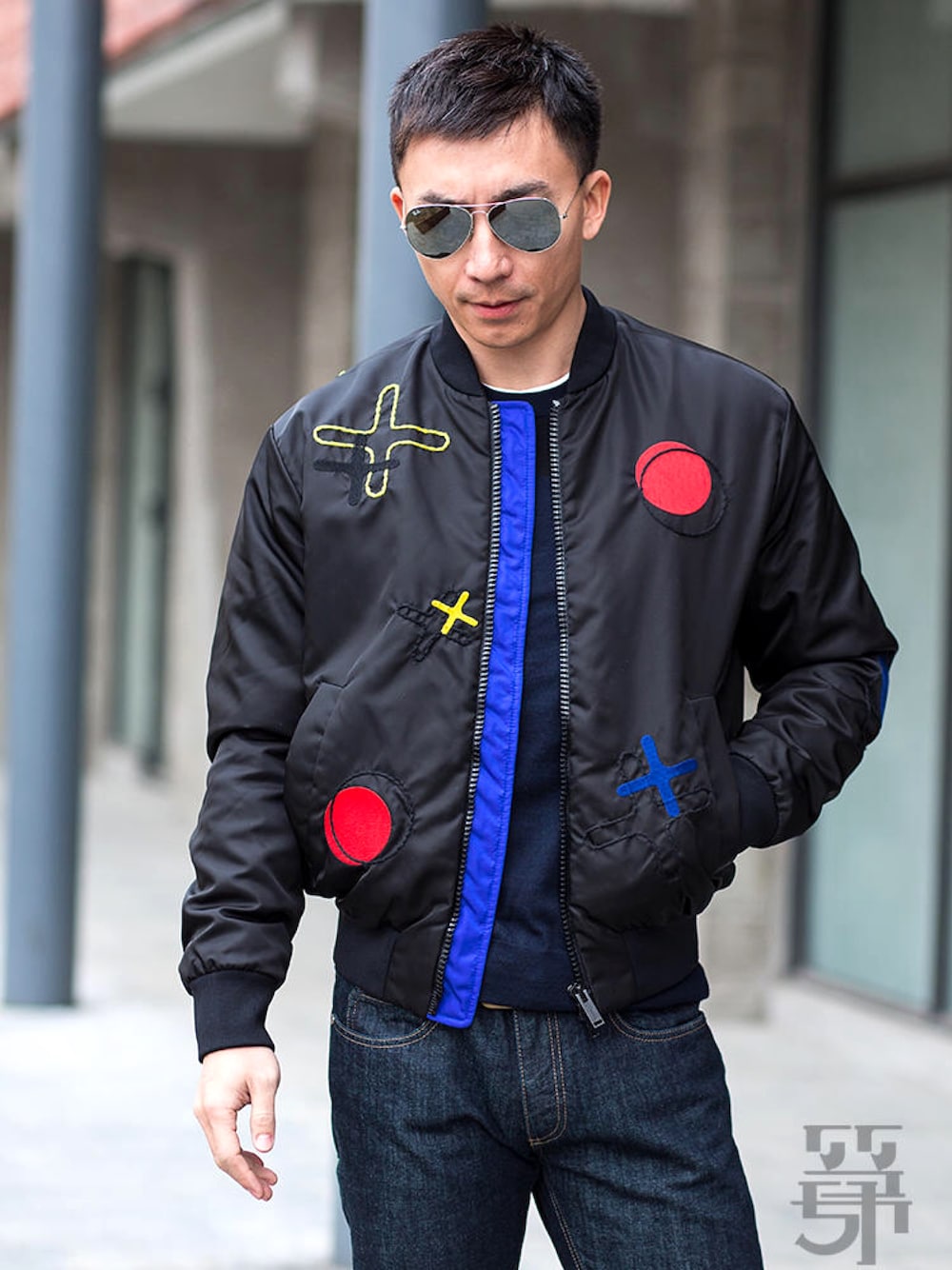 「シンプルコーデ」｜「ICEBERGのアイテム（ジャケット/アウター、ブラック系）」を使った、ZEEY MEN 穿搭さん（メンズ・181cm）の冬コーディネートの1枚目の写真
