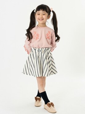 「apres les cours（アプレレクール）のアイテム（その他シューズ）」を使った、F.O.OnlineStoreさん（キッズ・110cm）の冬コーディネート