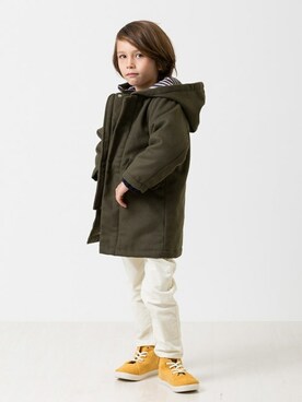 「apres les cours（アプレレクール）のアイテム（ブルゾン）」を使った、F.O.OnlineStoreさん（キッズ・110cm）の冬コーディネート