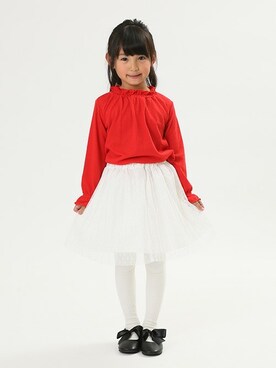 「apres les cours（アプレレクール）のアイテム（その他シューズ）」を使った、F.O.OnlineStoreさん（キッズ・110cm）の冬コーディネート