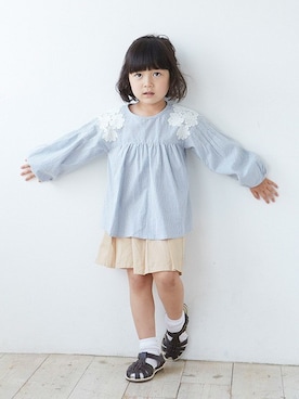「Seraph（セラフ）のアイテム（チュニック）」を使った、F.O.OnlineStoreさん（キッズ・110cm）の冬コーディネート