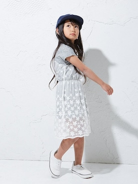 「BREEZE（ブリーズ）のアイテム（スニーカー）」を使った、F.O.OnlineStoreさん（キッズ・110cm）の夏コーディネート