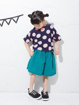 「BREEZE（ブリーズ）のアイテム（スニーカー）」を使った、F.O.OnlineStoreさん（キッズ・110cm）の夏コーディネート