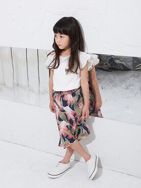 「BREEZE（ブリーズ）のアイテム（スニーカー）」を使った、F.O.OnlineStoreさん（キッズ・110cm）の夏コーディネート