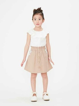 「アイテム（チュニック）」を使った、F.O.OnlineStoreさん（キッズ・110cm）の夏コーディネート