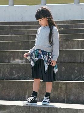 「おとなっぽい」｜F.O.OnlineStoreさん（キッズ・110cm）の秋コーディネート