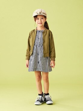「apres les cours（アプレレクール）のアイテム（ブルゾン）」を使った、F.O.OnlineStoreさん（キッズ・110cm）の冬コーディネート