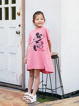 「F.O.KIDS（エフオーキッズ）のアイテム（ワンピース/ドレス）」を使った、F.O.OnlineStoreさん（キッズ・110cm）の春コーディネート