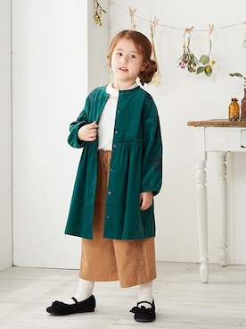 「apres les cours（アプレレクール）のアイテム（バレエシューズ）」を使った、F.O.OnlineStoreさん（キッズ・110cm）の夏コーディネート