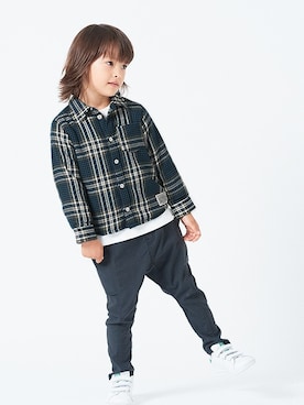 「裏ボア」｜「アイテム（パンツ）」を使った、F.O.OnlineStoreさん（キッズ・110cm）の冬コーディネート