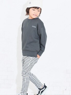 「BREEZE（ブリーズ）のアイテム（ニットキャップ/ビーニー）」を使った、F.O.OnlineStoreさん（キッズ・110cm）の冬コーディネート