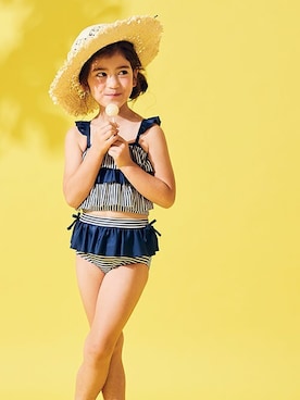 「BREEZE（ブリーズ）のアイテム（水着/着物・浴衣）」を使った、F.O.OnlineStoreさん（キッズ・110cm）の夏コーディネート