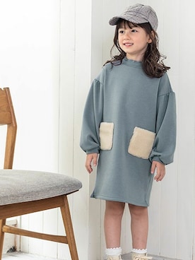 「apres les cours（アプレレクール）のアイテム（キャップ）」を使った、F.O.OnlineStoreさん（キッズ・110cm）の秋コーディネート