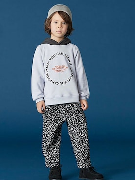 「BREEZE（ブリーズ）のアイテム（ニットキャップ/ビーニー）」を使った、F.O.OnlineStoreさん（キッズ・110cm）の冬コーディネート