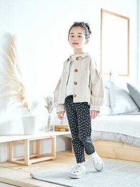 「apres les cours（アプレレクール）のアイテム（ジャケット/アウター）」を使った、F.O.OnlineStoreさん（キッズ・110cm）の冬コーディネート