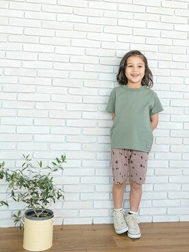 「バックロゴ」｜F.O.OnlineStoreさん（キッズ・110cm）の春コーディネート