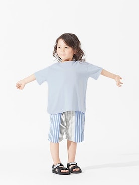 「PAPAPAPARK（パパパパーク）のアイテム（サンダル）」を使った、F.O.OnlineStoreさん（キッズ・110cm）の夏コーディネート