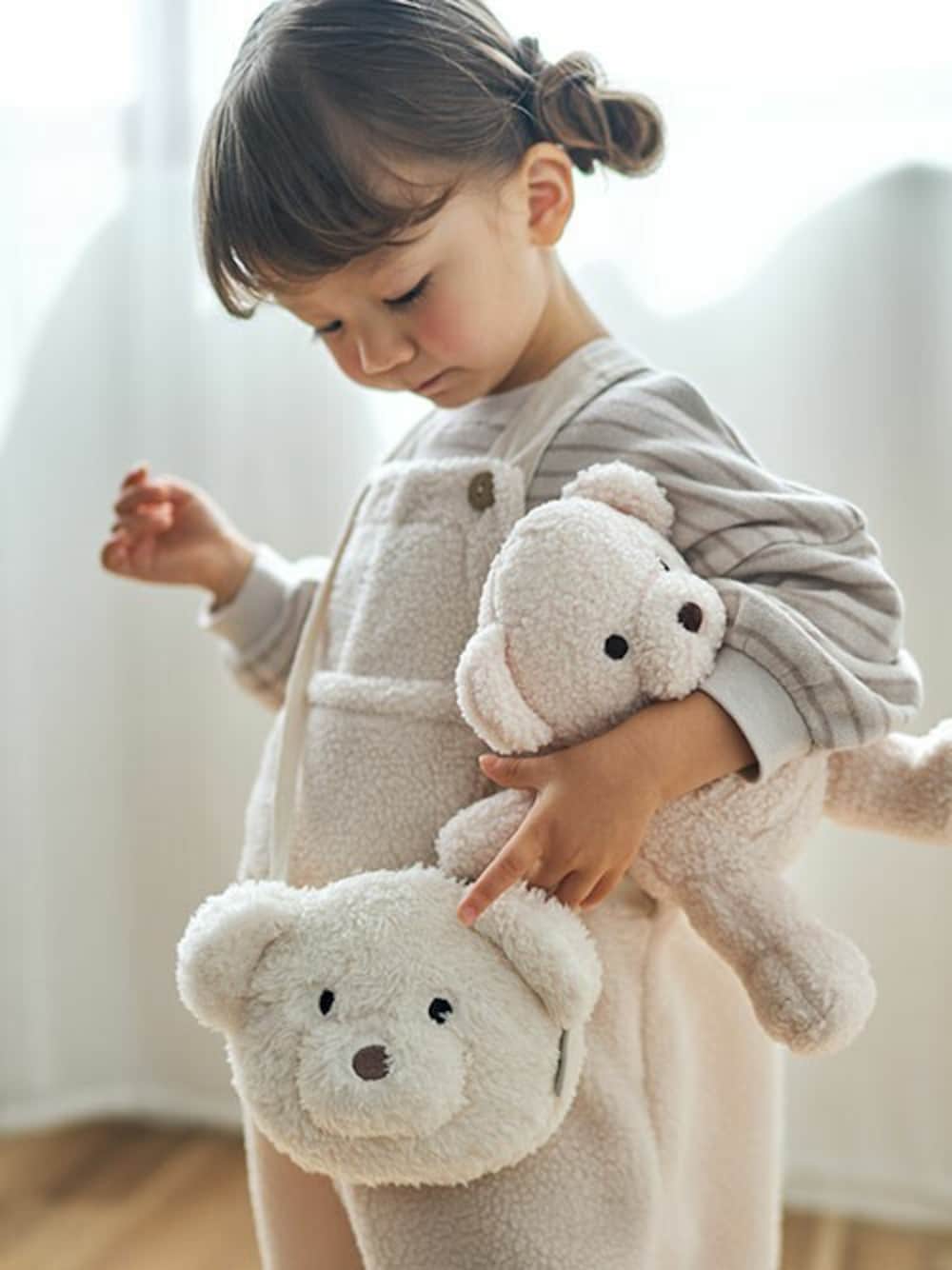 * vintage bear ❀ ココア色 かわいい まるいお顔のクマさん vintage bear ❀ ココア色 かわいい まるいお顔のクマさん