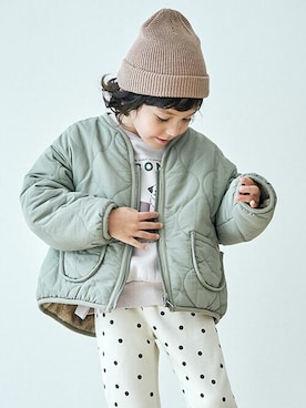 「apres les cours（アプレレクール）のアイテム（その他アウター）」を使った、F.O.OnlineStoreさん（キッズ・110cm）の秋コーディネート