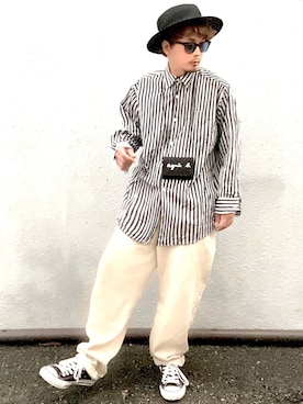 「ラブアンドピース2020」｜「アイテム（財布/小物）」を使った、Goohy (ぐーひー)さん（メンズ・170cm）の夏コーディネート