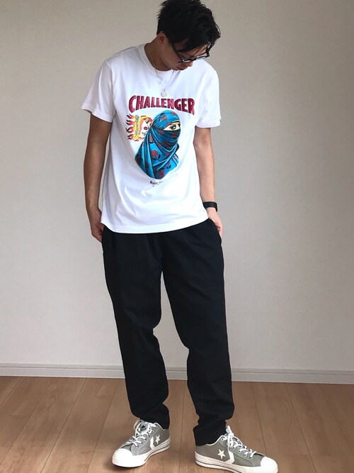服部裕太｜CHALLENGERのTシャツ/カットソーを使ったコーディネート - WEAR