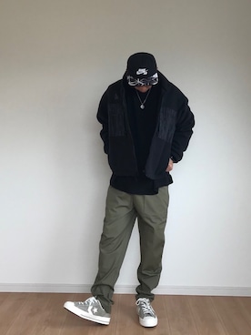 「NIKE ACG（ナイキエィシージー）のアイテム（その他アウター）」を使った、服部裕太さん（メンズ・170cm）の秋コーディネート