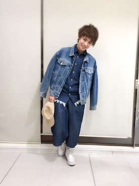 河崎良侑(りょう)さん（メンズ・166cm）の冬コーディネート