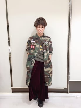 河崎良侑(りょう)さん（メンズ・166cm）の冬コーディネート