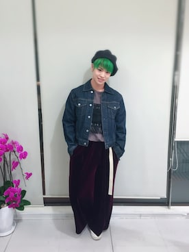 河崎良侑(りょう)さん（メンズ・166cm）の春コーディネート