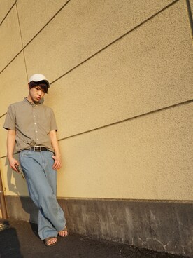 河崎良侑(りょう)さん（メンズ・166cm）の夏コーディネート