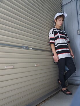 河崎良侑(りょう)さん（メンズ・166cm）の夏コーディネート