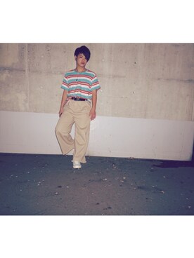 河崎良侑(りょう)さん（メンズ・166cm）の秋コーディネート