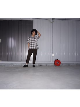 河崎良侑(りょう)さん（メンズ・166cm）の秋コーディネート