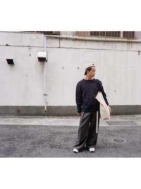 河崎良侑(りょう)さん（メンズ・166cm）の秋コーディネート