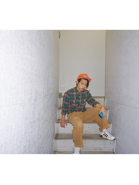 河崎良侑(りょう)さん（メンズ・166cm）の秋コーディネート