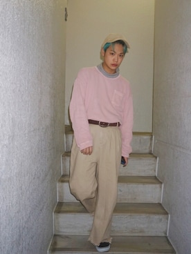 河崎良侑(りょう)さん(メンズ・166cm)の冬コーディネート