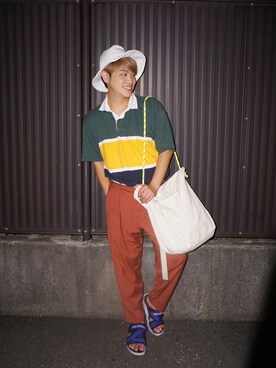 河崎良侑(りょう)さん（メンズ・165cm）の夏コーディネート