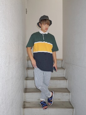 河崎良侑(りょう)さん（メンズ・165cm）の秋コーディネート