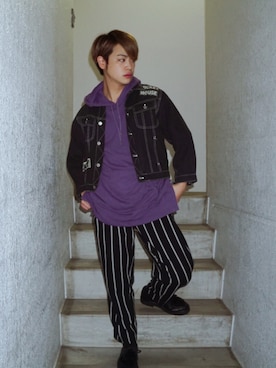 河崎良侑(りょう)さん（メンズ・165cm）の秋コーディネート