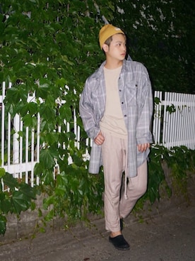 河崎良侑(りょう)さん(メンズ・165cm)の春コーディネート