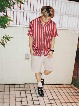 河崎良侑(りょう)さん（メンズ・165cm）の夏コーディネート
