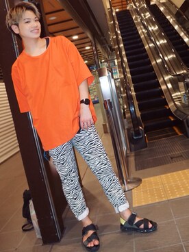 河崎良侑(りょう)さん（メンズ・165cm）の夏コーディネート