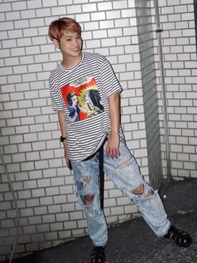 河崎良侑(りょう)さん（メンズ・165cm）の夏コーディネート