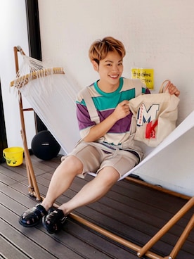 河崎良侑(りょう)さん（メンズ・165cm）の夏コーディネート