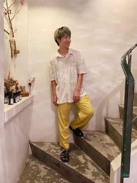 Zara ザラ のサンダルを使ったメンズ人気ファッションコーディネート Wear