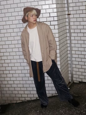 河崎良侑(りょう)さん（メンズ・165cm）の秋コーディネート