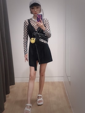 「アイテム（キーケース/キーアクセサリー、イエロー系）」を使った、judithさん（レディース・164cm）の秋コーディネート